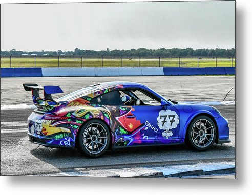 Porsche Panic 77 Sebring - Classic Metal Print