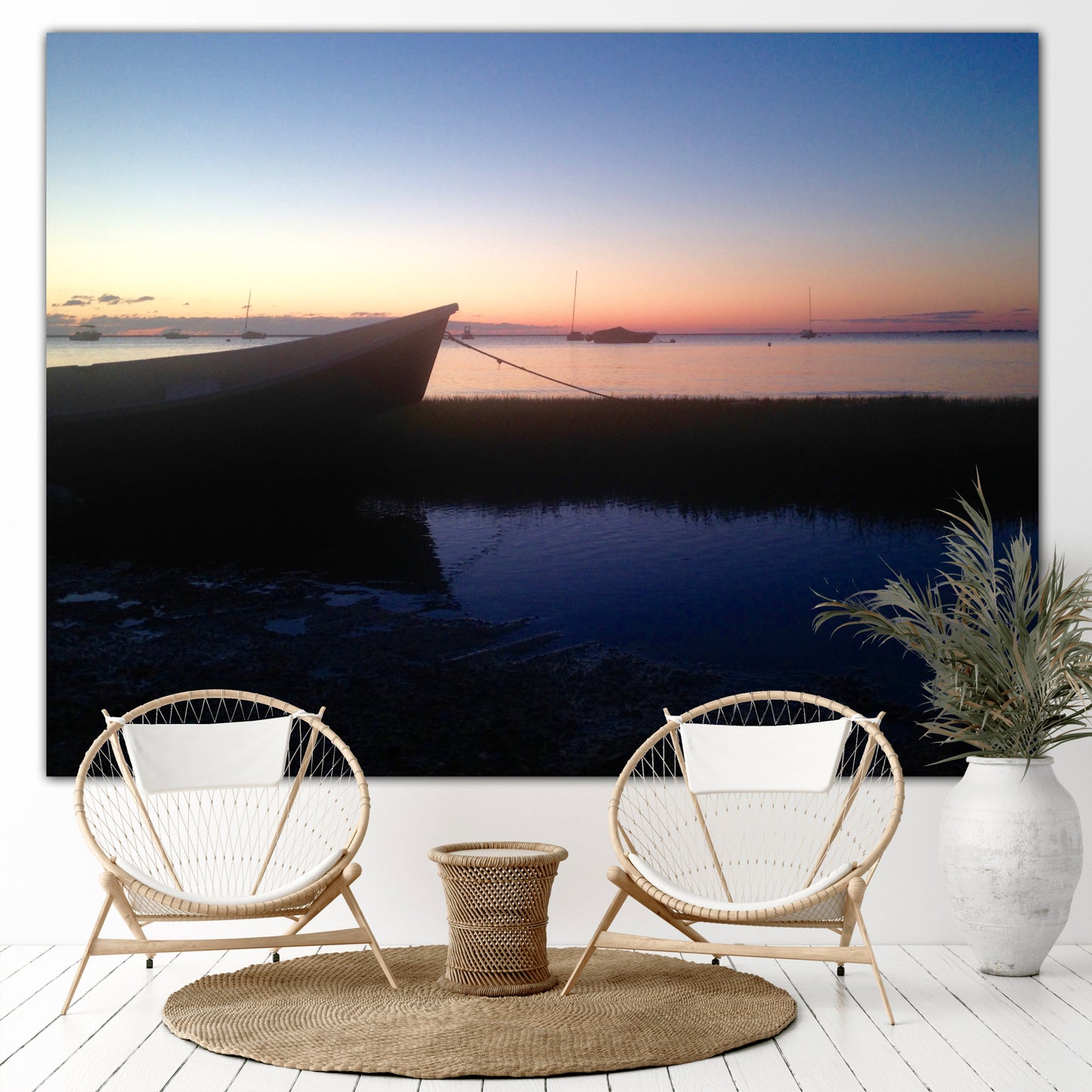 Resting in Marsh in the Still of the Morning  - Classic Canvas Print