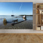 Resting in the Still of the Morning Duxbury Harbor  - Canvas Print