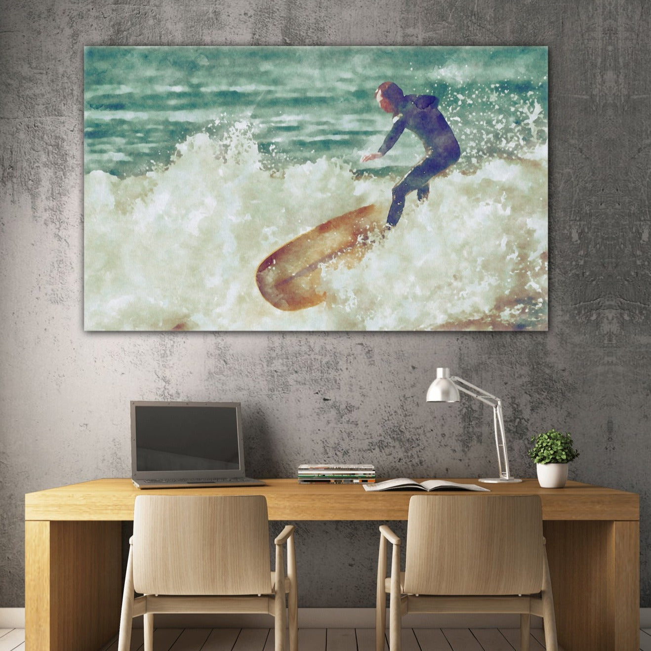 Riding a wave on Mission Beach Cali Acrylic Print by Jacqueline MB Designs