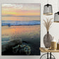 ruffles on beach canvas print home decor by jacqueline bergeron MB designs 