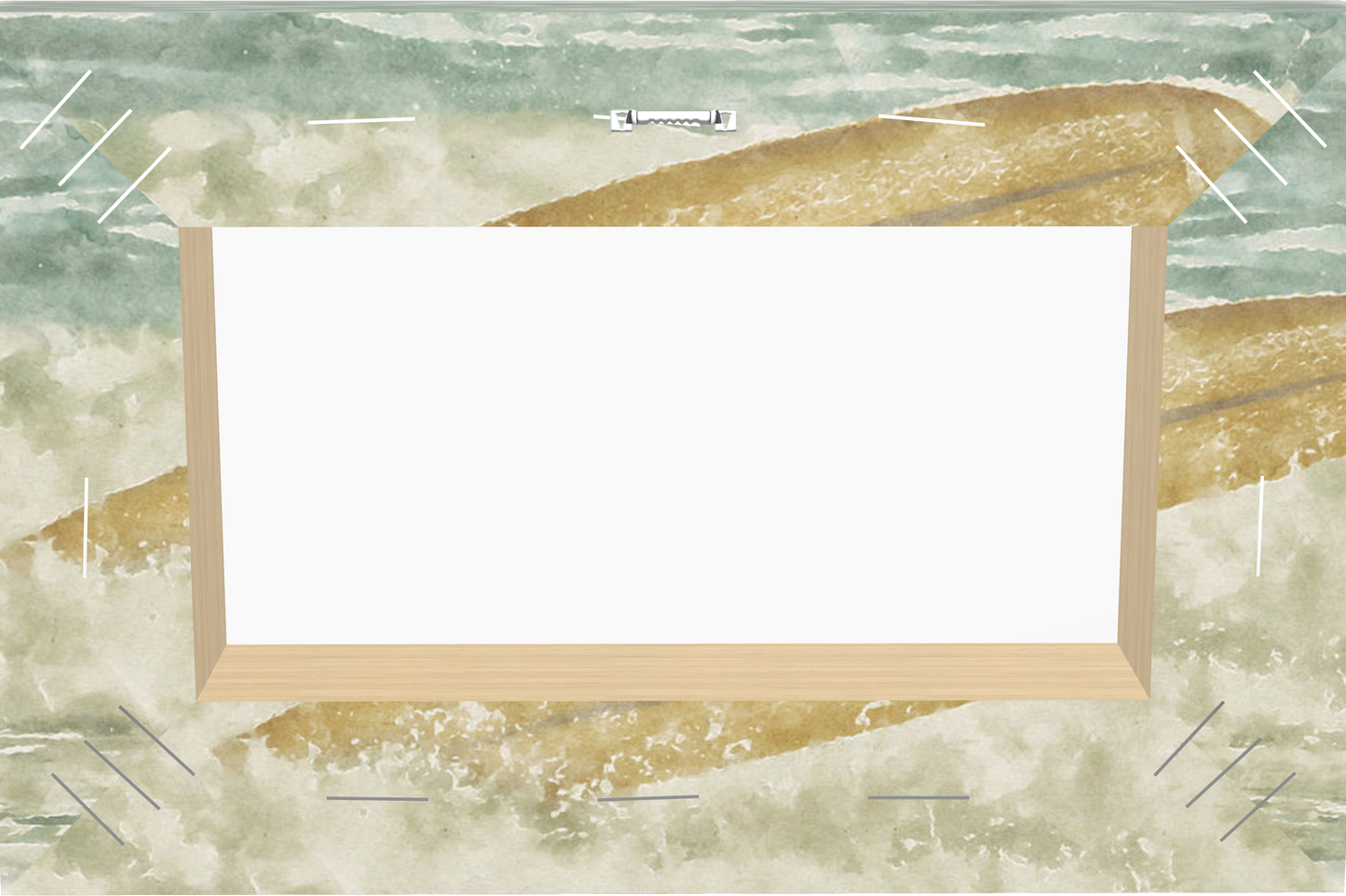 Runaway Surfboard  - Classic Canvas Print