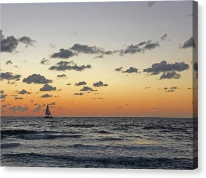 Sunset Sail - Classic Canvas Print