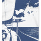 Sailing in the Blue Sherpa Fleece Blanket 50" x 60"