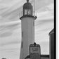 Scituate Lighthouse Black and White  - Canvas Print