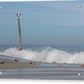 Seagull perched high over the waves Duxbury  - Classic Acrylic Print