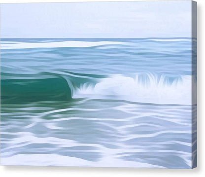 Single Wave Rowling  - Classic Canvas Print