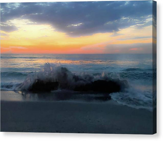 Splash Of  Sunrise  - Canvas Print
