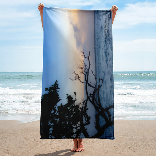Reaching for Sunrise - Beach Towel
