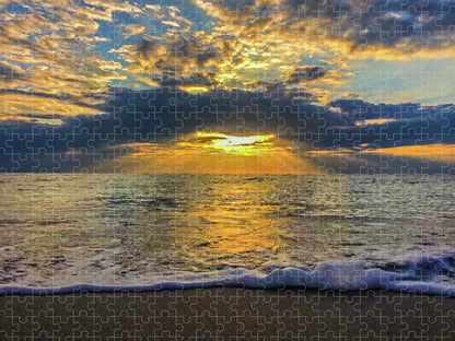 Sun Shinning Through the Clouds  - Puzzle
