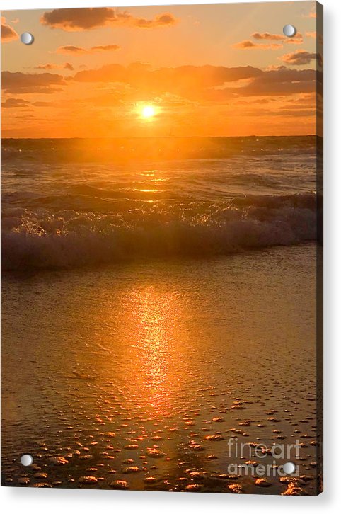 Sunrise Dancing on the Water  - Classic Acrylic Print