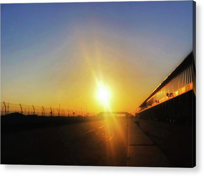 Sunrise over Pit Lane Sebring - Classic Acrylic Print