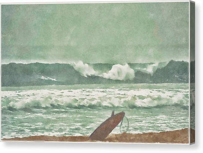 Surfboard Time Out - Classic Canvas Print