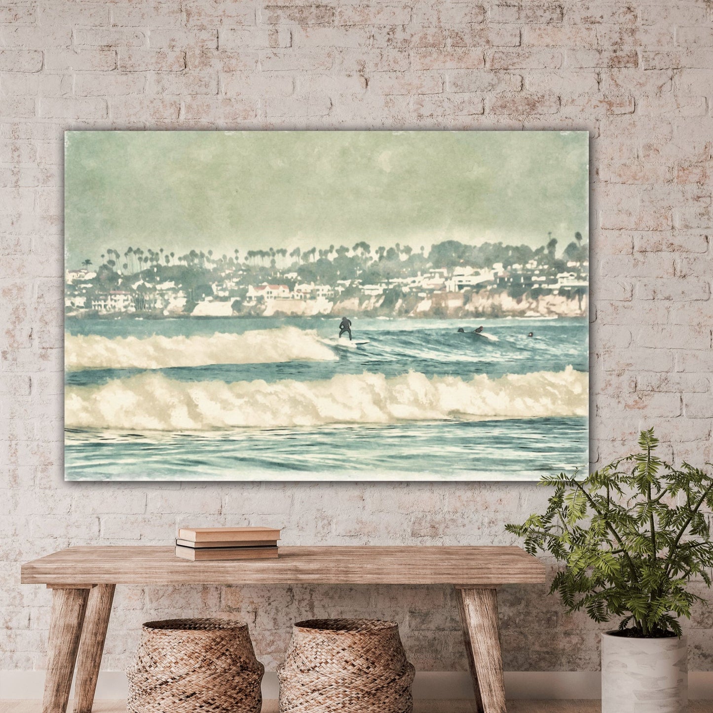 surfing the waves at mission beach home decor by jacqueline mb designs 