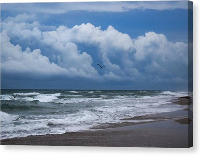 Surrounded by Clouds and Waves  - Classic Canvas Print