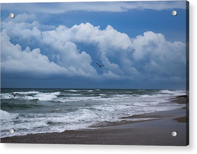 Surrounded by Clouds and Waves  - Classic Acrylic Print