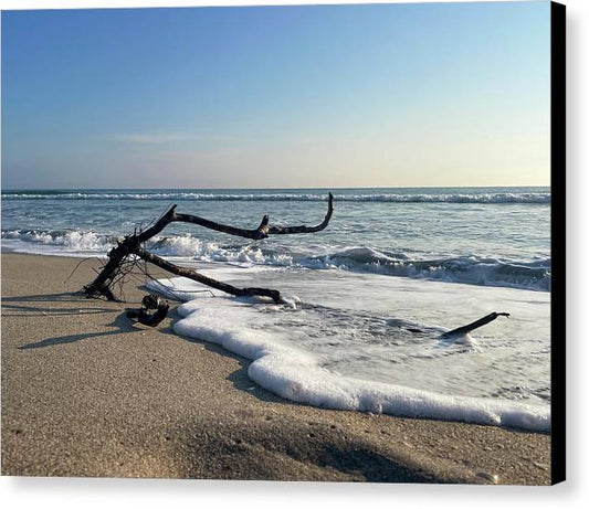Taken Over By Sea Foam  - Canvas Print