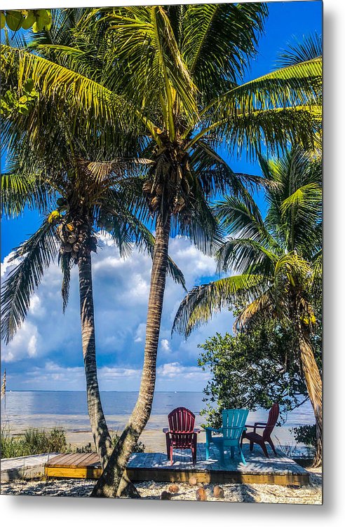 Tropical Relaxation  - Classic Metal Print
