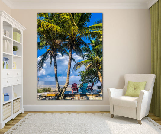 Tropical Relaxation  - Classic Metal Print