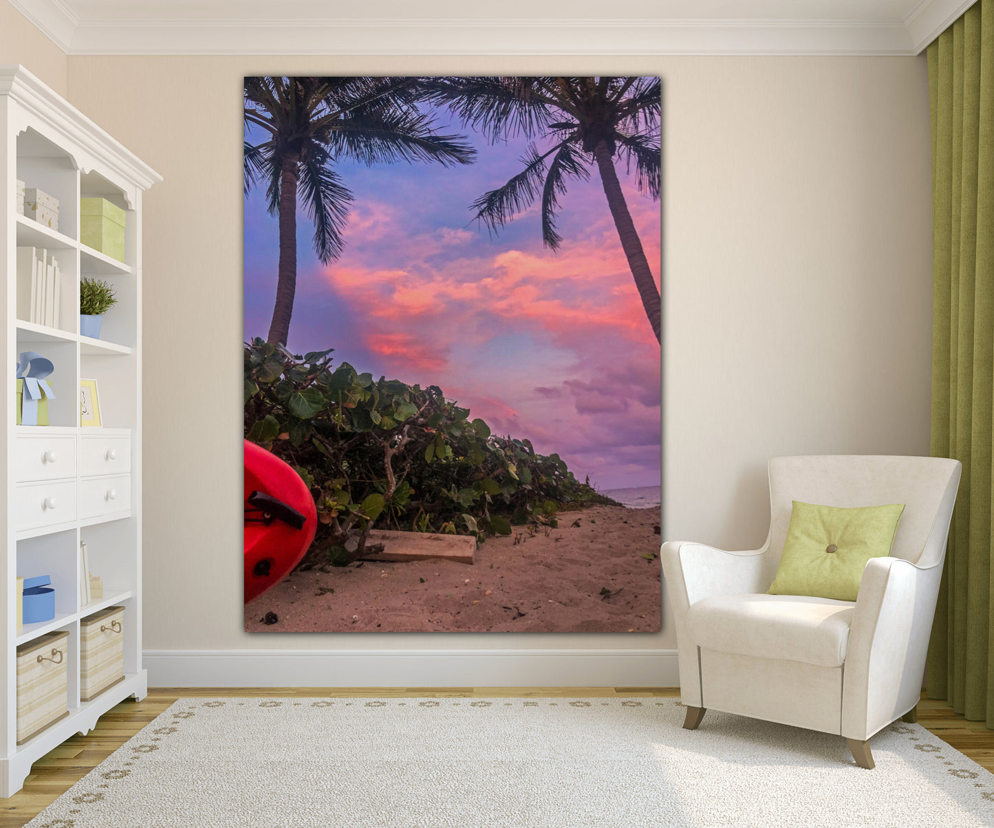 Tropical Sunset Highland Beach - Classic Acrylic Print