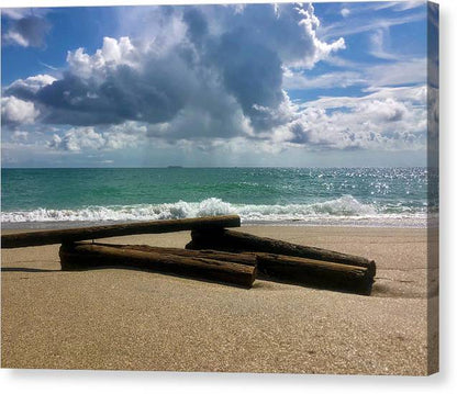 Washed Ashore Stacked Up  - Classic Canvas Print